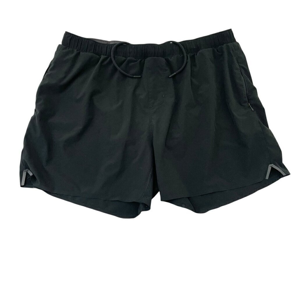 Rhone Lined Running Shorts Workout Stretch Gym Black size XXL